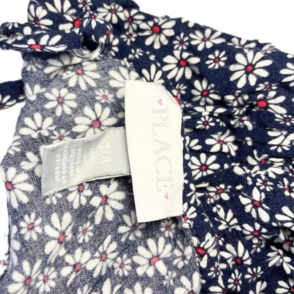 The children's place Girls's Blue and Navy Playsuit romper - Picture 4 of 6